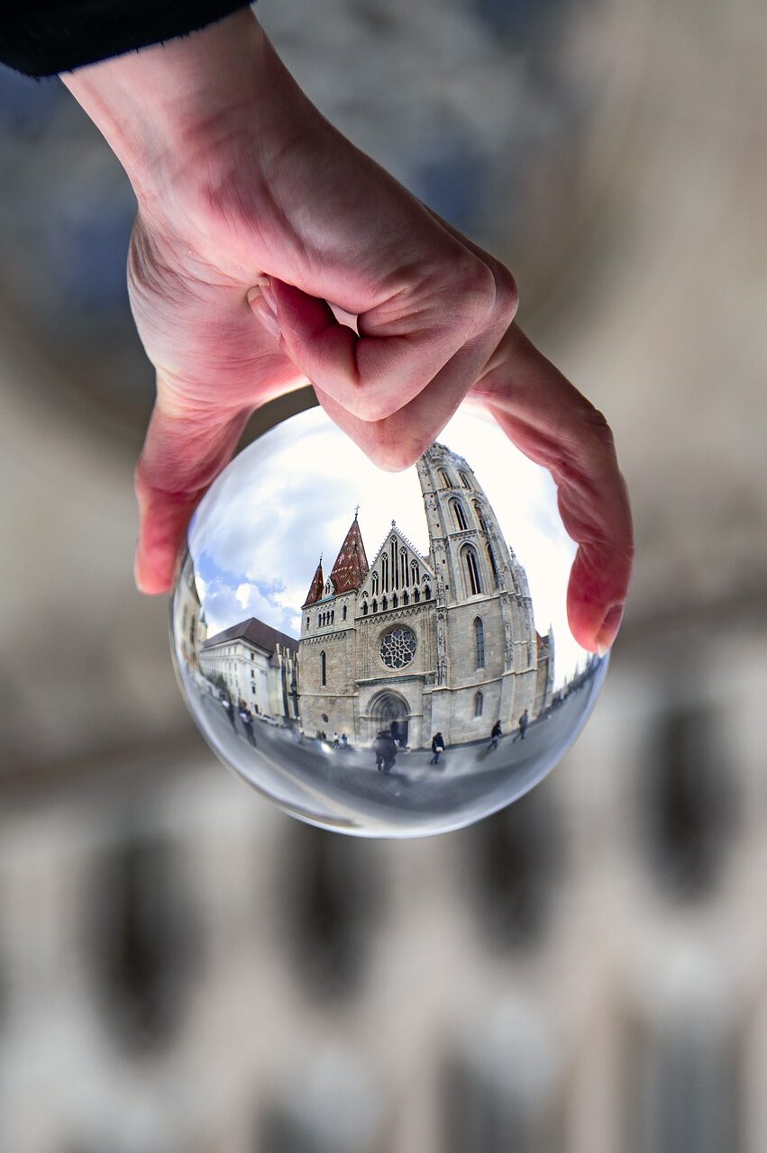 glass globe, fotógömb, buda castle